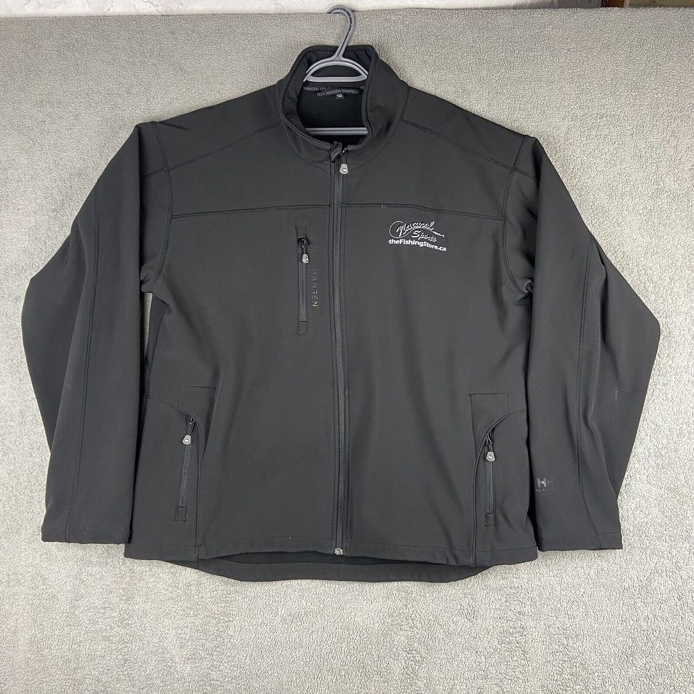 Helly Hansen Compass Workwear U500 Series Men's 2XL XXL Black Full‎ Zip Outdoors
